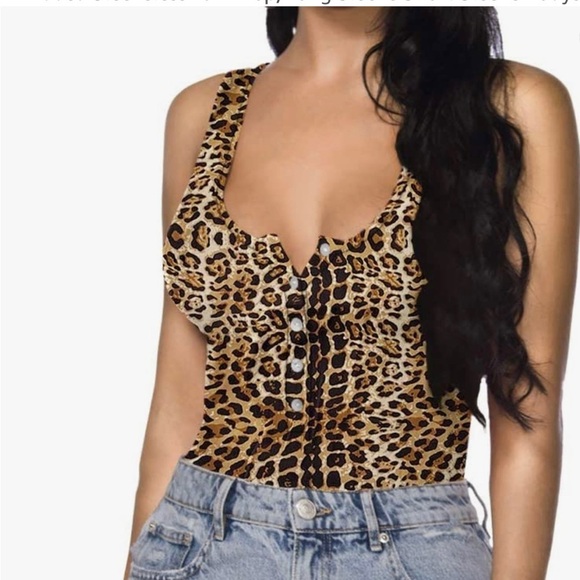 Bodysuit Leopard NWT - Picture 1 of 9